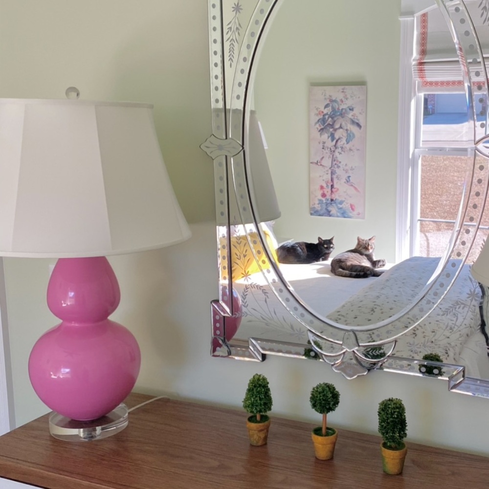Robert Abbey double gourd lamps